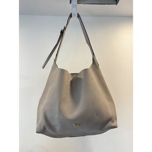 Michael Kors Junie Hobo Shoulder Bag Pearl Gray Medium